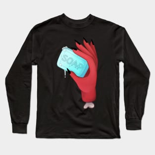 Hazard Says “Wash Your Hands” Long Sleeve T-Shirt